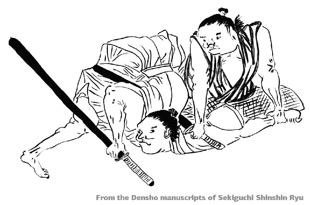 From the Densho manuscripts of Sekiguchi Shinshin Ryu